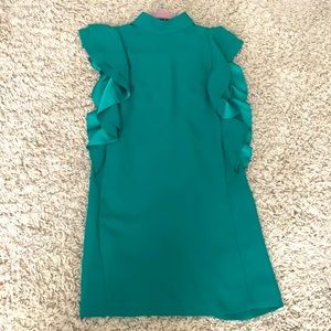 Kate Spade Silk Green Mini Dress